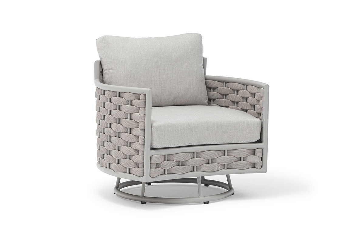 LOOP swivel armchair